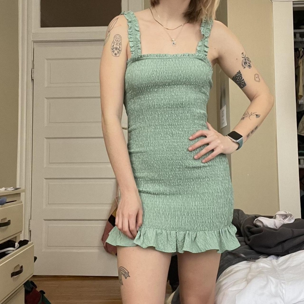 Zara Green Dress